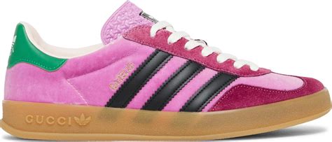 gucci gazelle pink velvet|adidas x gucci goat.